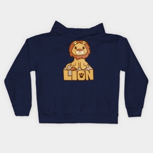 cute lion Kids Hoodie